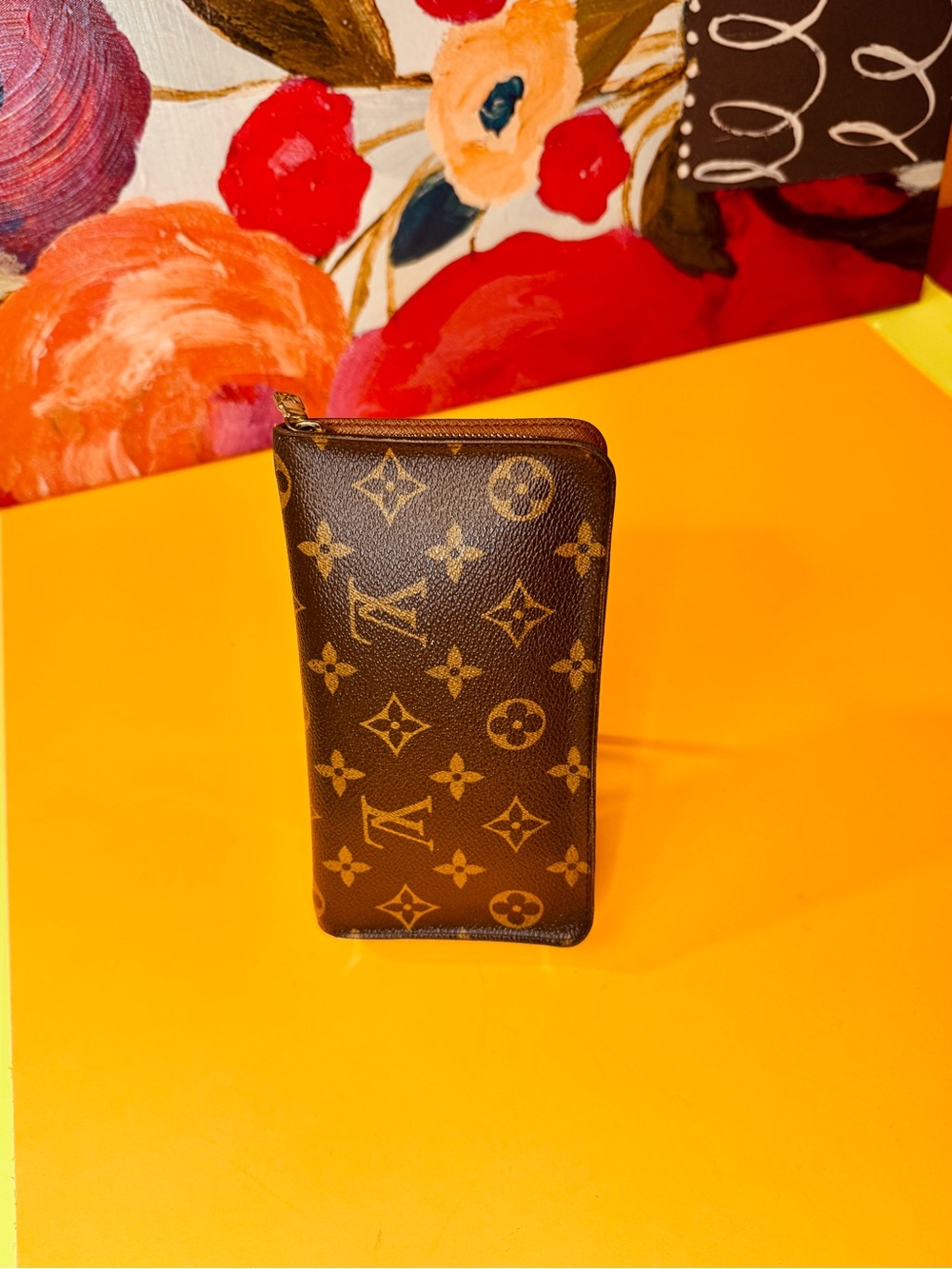 Louis Vuitton Monogram Canvas Brown Zip Wallet - Picture 15 of 15